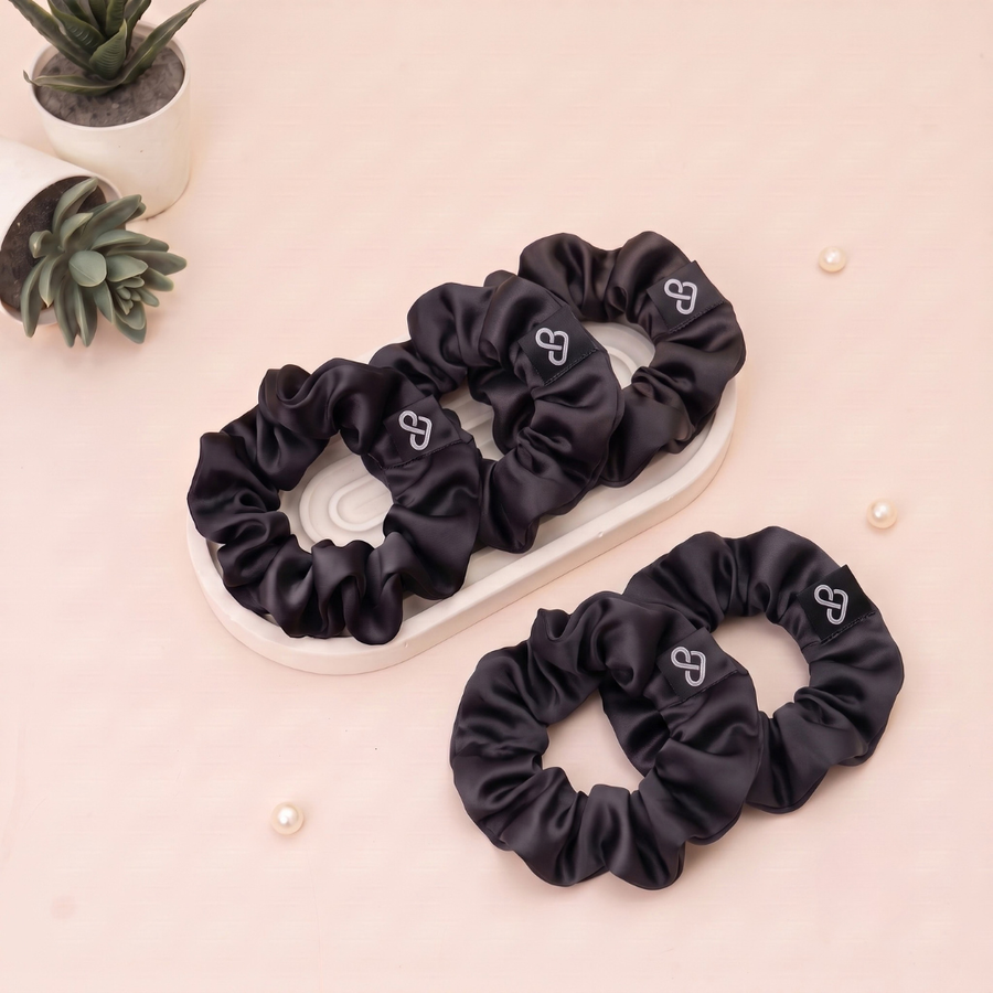 All Black - Set of 5 Everyday Loopies