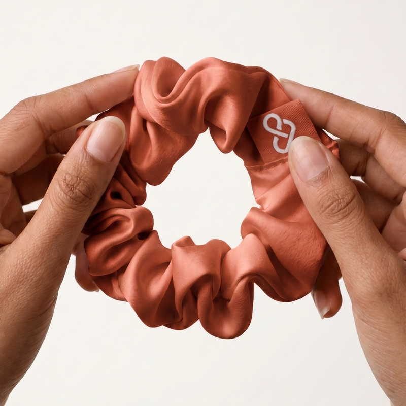 Terracotta - 100% Mulberry Silk Loopie