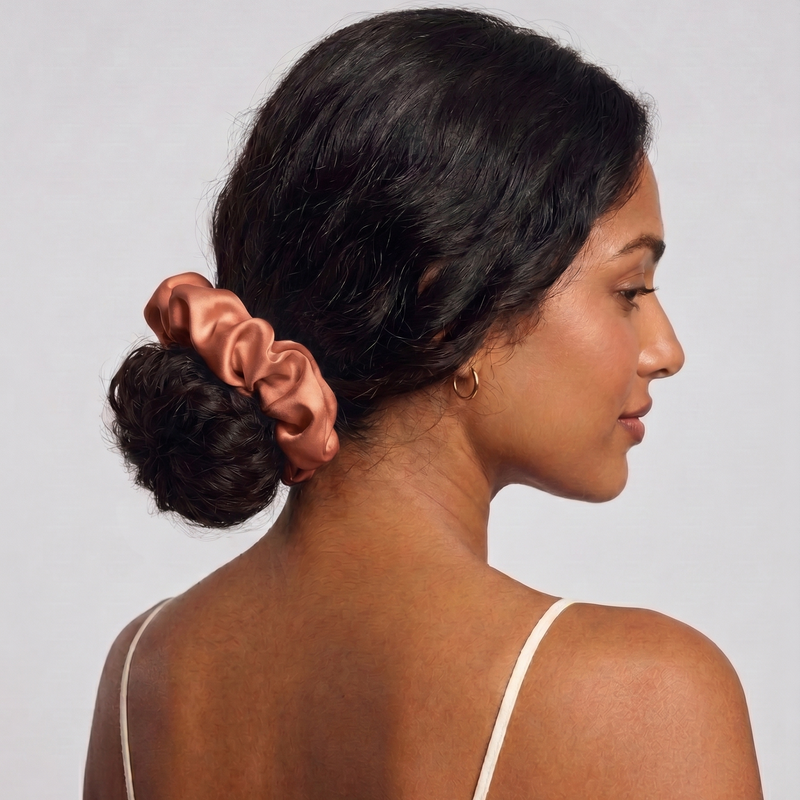 Terracotta - 100% Mulberry Silk Loopie