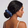 Ink Navy - 100% Mulberry Silk Loopie
