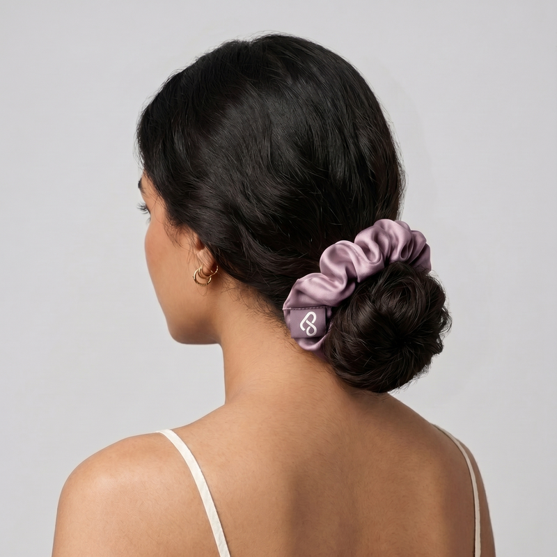 Dusky Plum - 100% Mulberry Silk Loopie