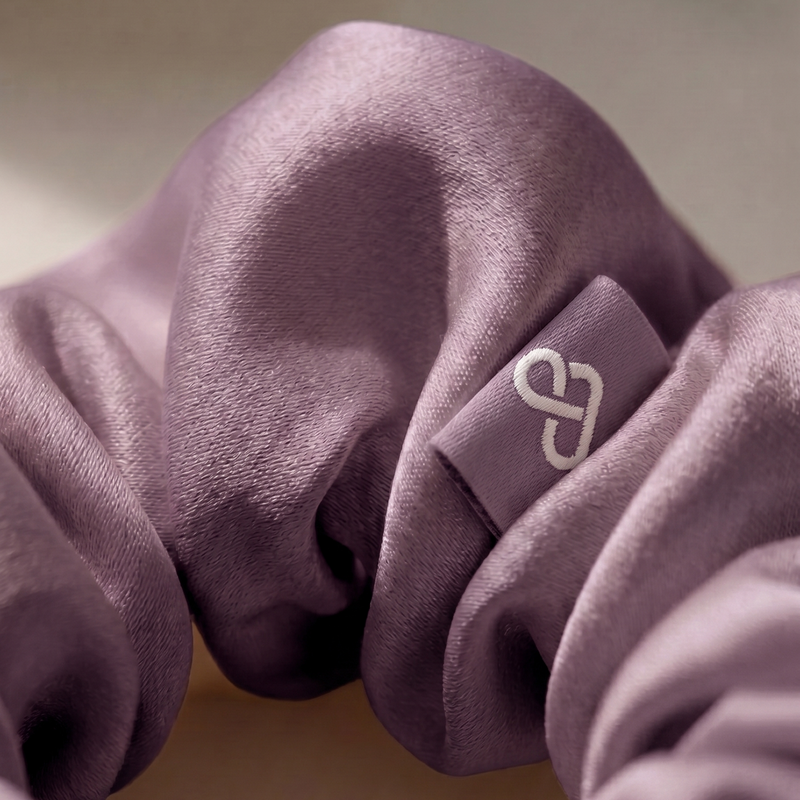 Dusky Plum - 100% Mulberry Silk Loopie